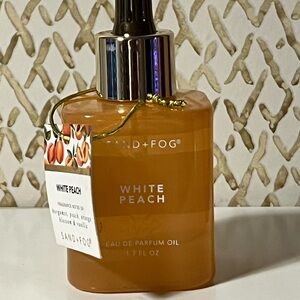SAND + FOG WHITE PEACH PERFUME OIL DROPPER - 1.7 OZ - NEW